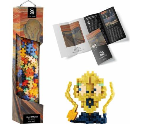 Plus-Plus Blocks Inspired Edvard Munch