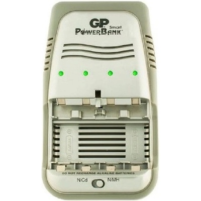 GP Зарядно устройство GP PB01GS160-C4, за 4бр. батерии AA и AAA, bulk (PB01GS160-C4)