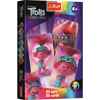 Trefl Настолна игра Old Maid: Trolls - детска
