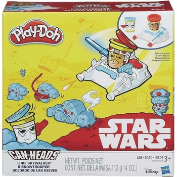 Hasbro Set Play-doh Star Wars Can-heads Luke Skywalker Snowtrooper (b2918)