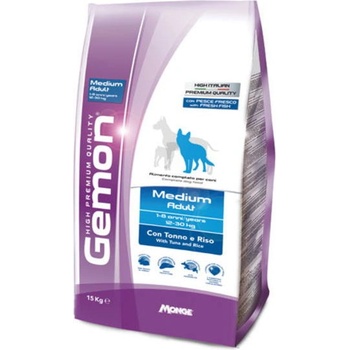 Gemon Medium Adult Tuna& Rice суха кучешка храна - 20кг