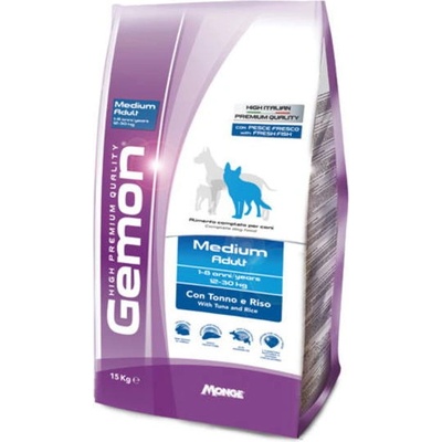 Gemon Medium Adult Tuna& Rice суха кучешка храна - 20кг