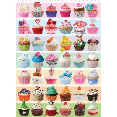EUROGRAPHICS - Puzzle Cupcakesfest - 1 000 piese