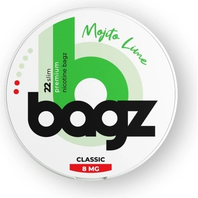 Bagz MOJITO LIME Mojito a limetka 8 mg 22 sáčků – Zboží Dáma
