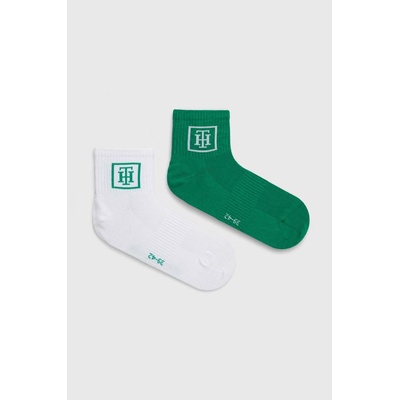Tommy Hilfiger Чорапи Tommy Hilfiger (2 броя) в зелено (701227290)