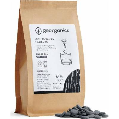 Georganics Georganics přírodní tablety na ústní vodu aktivní uhlí 720 tablet