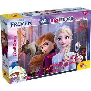 Lisciani Двулицев пъзел Lisciani - Frozen, 150 части (LI91799)