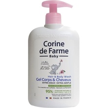 Corine de Farme Bebe Extra jemný mycí gel na tělo a vlasy 2W1 mandle 500 ml