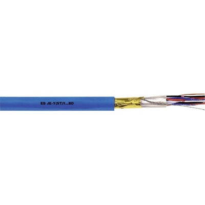 Lapp 34121/500 datový JE-Y(ST)Y...BD EB 4 x 2 x 0.8 mm² modrá 500m