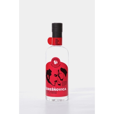Samaria Ovocný Liehovar Natural Product Čerešňovica 50% 0,5 l (čistá fľaša)