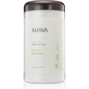 Ahava Dead Sea Salt Soothing Eucalyptus минерална сол от Мъртво море за баня 907 гр