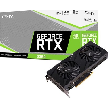 PNY GeForce RTX 3060 VERTO Dual Fan Edition 12GB GDDR6 VCG306012DFBPB1