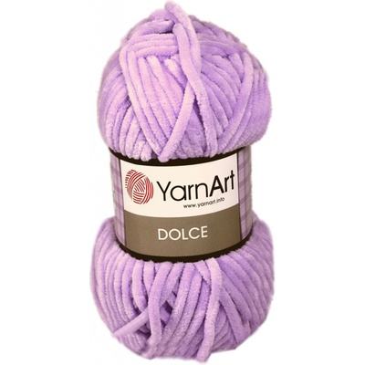 Pletací příze YarnArt DOLCE 744 světle fialová, efektní, 100g/120m