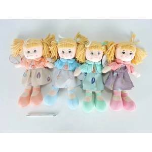 SUN-DAY Rag doll 40cm 4 patterns with gloss 163066