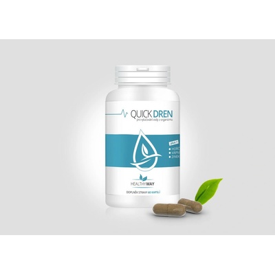 Healthy way QUICK DREN Odvodňující a detoxikační kapsle 60 kapsúl