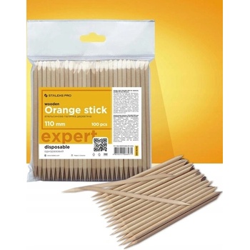 Staleks pomarančové drievko na nechty 100 ks 110 mm
