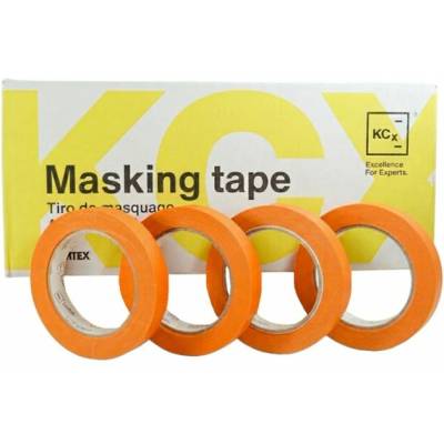 Kemtex Premium maskovacia páska 110 °C 18 mm × 45 m oranžová
