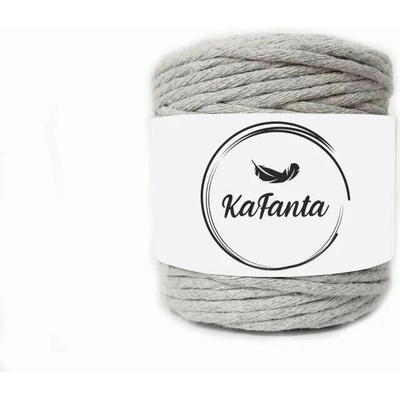 Macrame priadza KaFanta 3mm/200m - šedá
