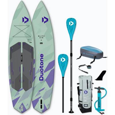 DUOTONE Комплект надуваем SUP борд Duotone iSUP Package Premium Blitz Air SLS pale green