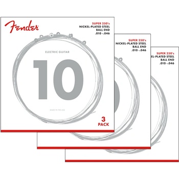 Image 1 of Fender 250R El. Guitar Strings 10-46 3 pack