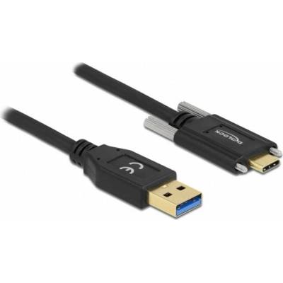 Delock 84019 USB USB 3.2 Gen2 USB-A zástrčka USB-C ® zástrčka 2m černý