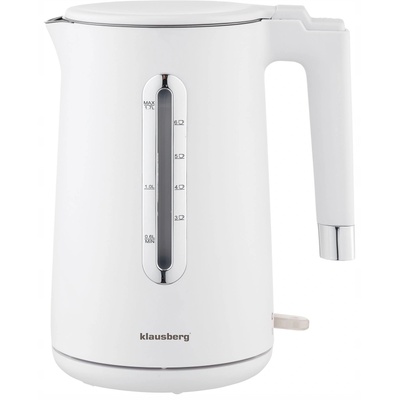 Klausberg KB-7890 Електрическа кана 1, 7L бяла (KB-7890)