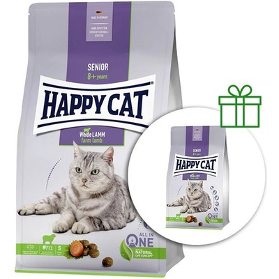Happy Cat Senior Weide-Lamm / агне 1, 3 kg 1+1 БЕЗПЛАТНО