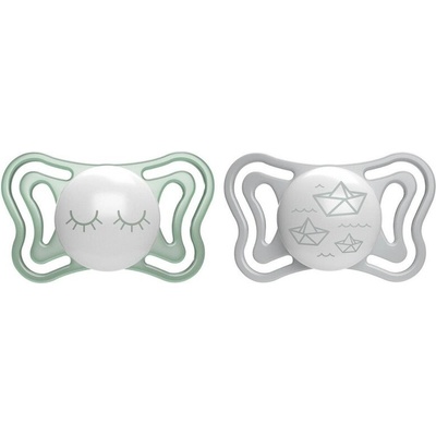 Chicco Physio Light Physio Forma Night cumlík Green/Grey 2 ks