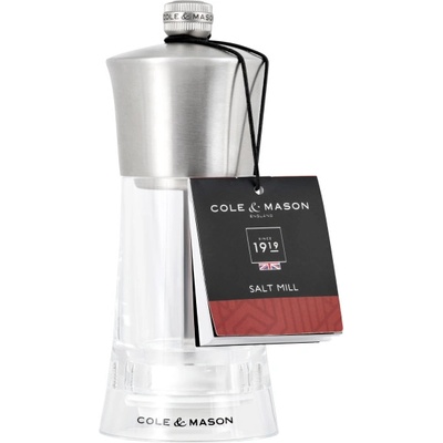 Cole & mason Акрилна мелничка за сол BROMLEY - 15 см (Cole-&-Mason-H-243006)