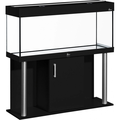 Diversa Comfort LED akvarijní set rovný hliník černý 240 l