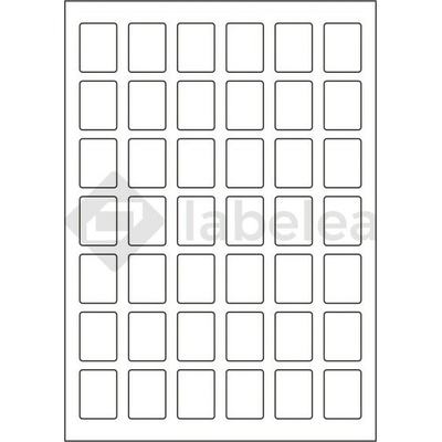 Labelea Samolepiace etikety 25x33 mm biele papierové, na hárku A4, pre laserovú a atramentovú tlač, Farba etikiet Biela, Počet hárkov v balení 100 EPY025033W042S