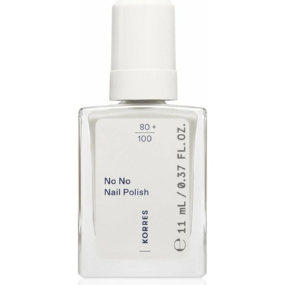 Korres No No Nail Polish pečující lak na nehty odstín 02 Milky White 11 ml