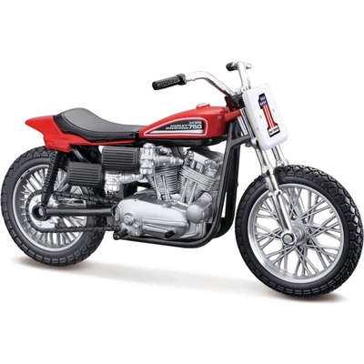 MAISTO HD Motocykel 1972 XR750 blister box 1:18