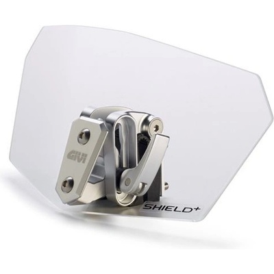 S180T Shield+ přídavné plexi Givi čiré univerzální, s hliníkovým úchytem