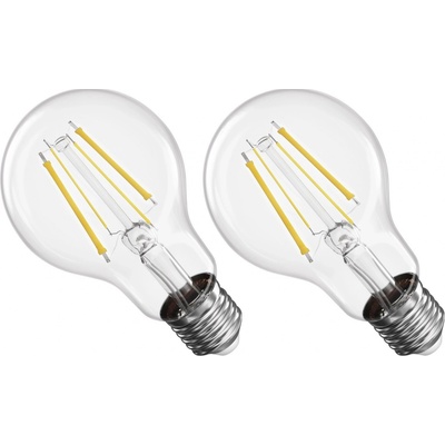Emos LED žiarovka Filament A60, E27, 5,9 W 60W, 806lm, 2700K, 2 ks