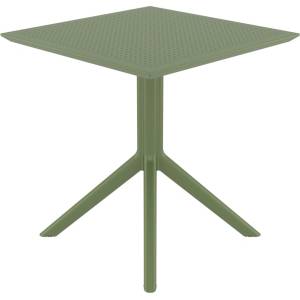 Bogdan Furniture Am Маса Скай 80/80/74h маслено зелена