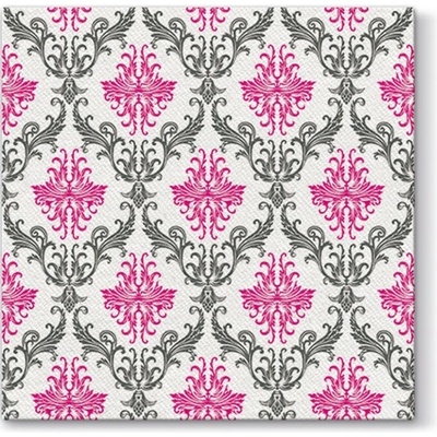 PAW Airlaid AAN003400 Royal Ornament Fuchsia servítka 40x40cm