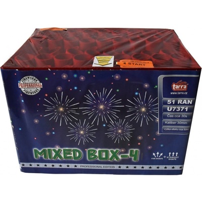 Ohňostroj Baterie výmetlic MIXED BOX 4 51 ran 2 1 Čína U7371