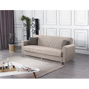 Bogdan Furniture Europe Диван 3-ка, модел Ernest-Е20, бежов/кафяв