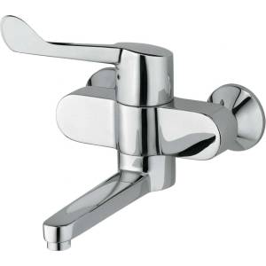 Kludi Medi Care - Смесител за умивалник с въртящ се излив, хром 349200524 (349200524)