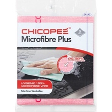 Utierky CHICOPEE Microfibre Plus 34x40 cm/5 ks červené