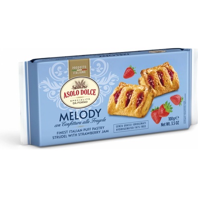 Asolo Dolce Listové těsto s jahodami 100g – Hledejceny.cz