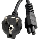 Napájacie káble C-TECH Kabel síťový, 1,8m VDE 220/230V, napájecí k notebooku, 3 pin Schuko