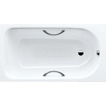 KALDEWEI Advantage - Правоъгълна вана Saniform Plus Star 331, 150x70 см, с отвори за дръжки, противоплъзгащо покритие по цялата повърхност, Perl-Effekt, бяла 133134013001 (133134013001)