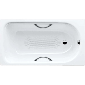 KALDEWEI Advantage - Правоъгълна вана Saniform Plus Star 331, 150x70 см, с отвори за дръжки, противоплъзгащо покритие по цялата повърхност, Perl-Effekt, бяла 133134013001 (133134013001)