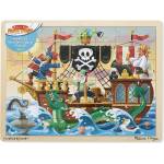 Melissa & Doug 13800 Дървен пъзел Пирати 48 ч (13800)