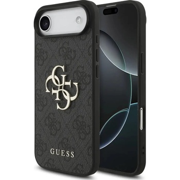 GUESS Калъф Guess 4G с голямо лого за iPhone 17 Air - черен