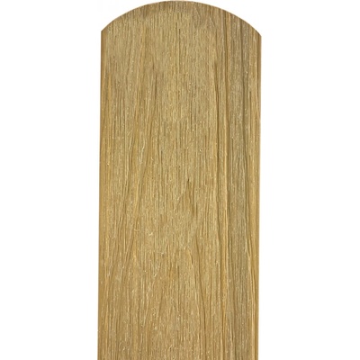 Plotovka Dřevoplus Profi 138 mm, barva Oak - písková Výška plotovky: 180 cm, Varianta plotovky: kulatá