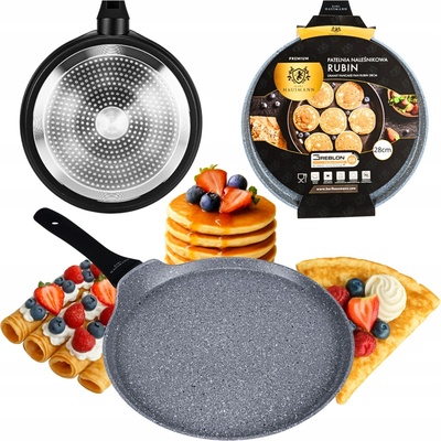Karl Hausmann Panvica na palacinky Rubin 28 cm granitová