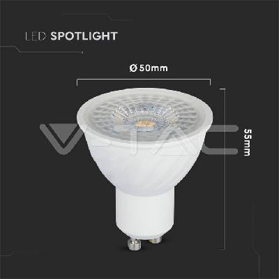 V-TAC PRO LED žiarovka GU10 6W 3000K stmievateľná